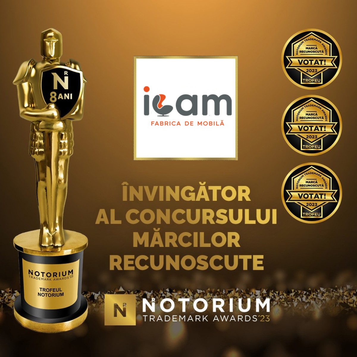 Premiului Național Notorium Trademarks Awards 2023