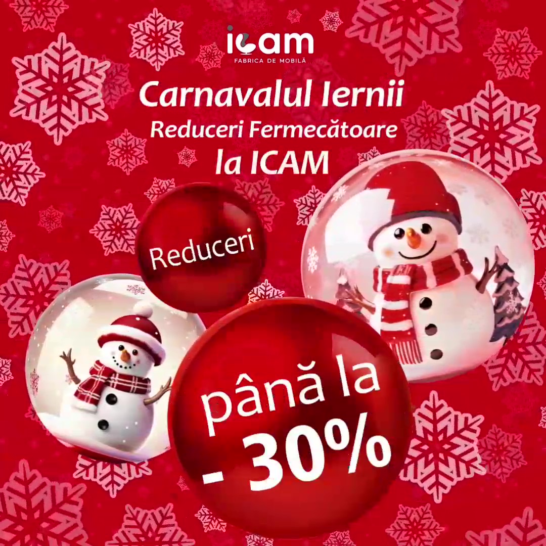 Зимний Карнавал в ICAM - Скидки до -30%!