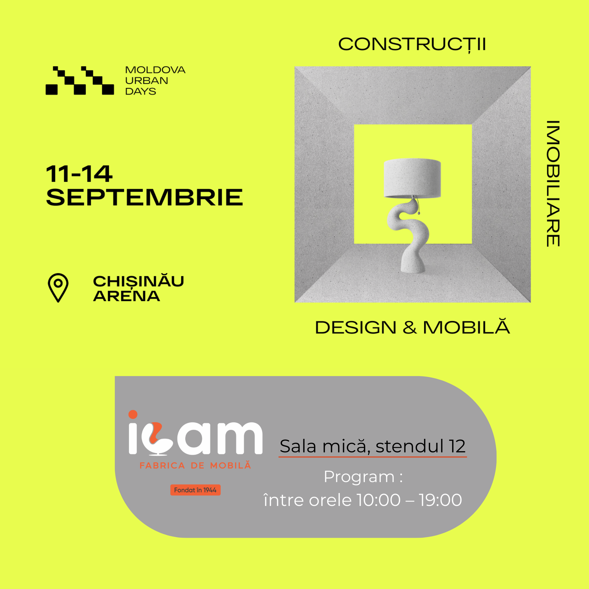 Invitație la Epoziția Moldova Urban Days 2025