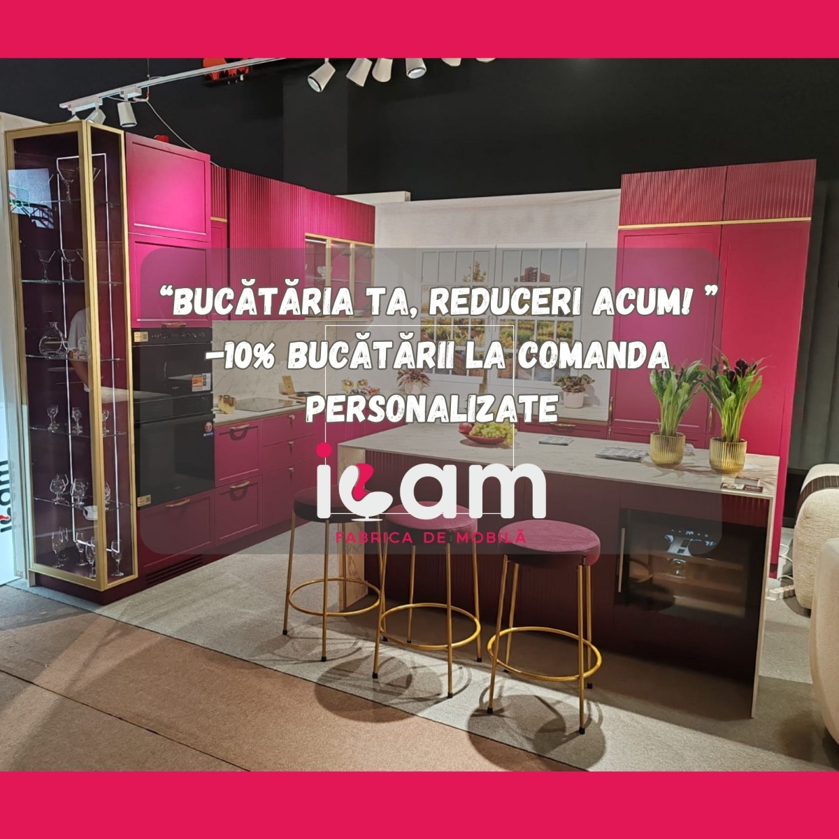 Скидка 10% на кухни на заказ в ICAM