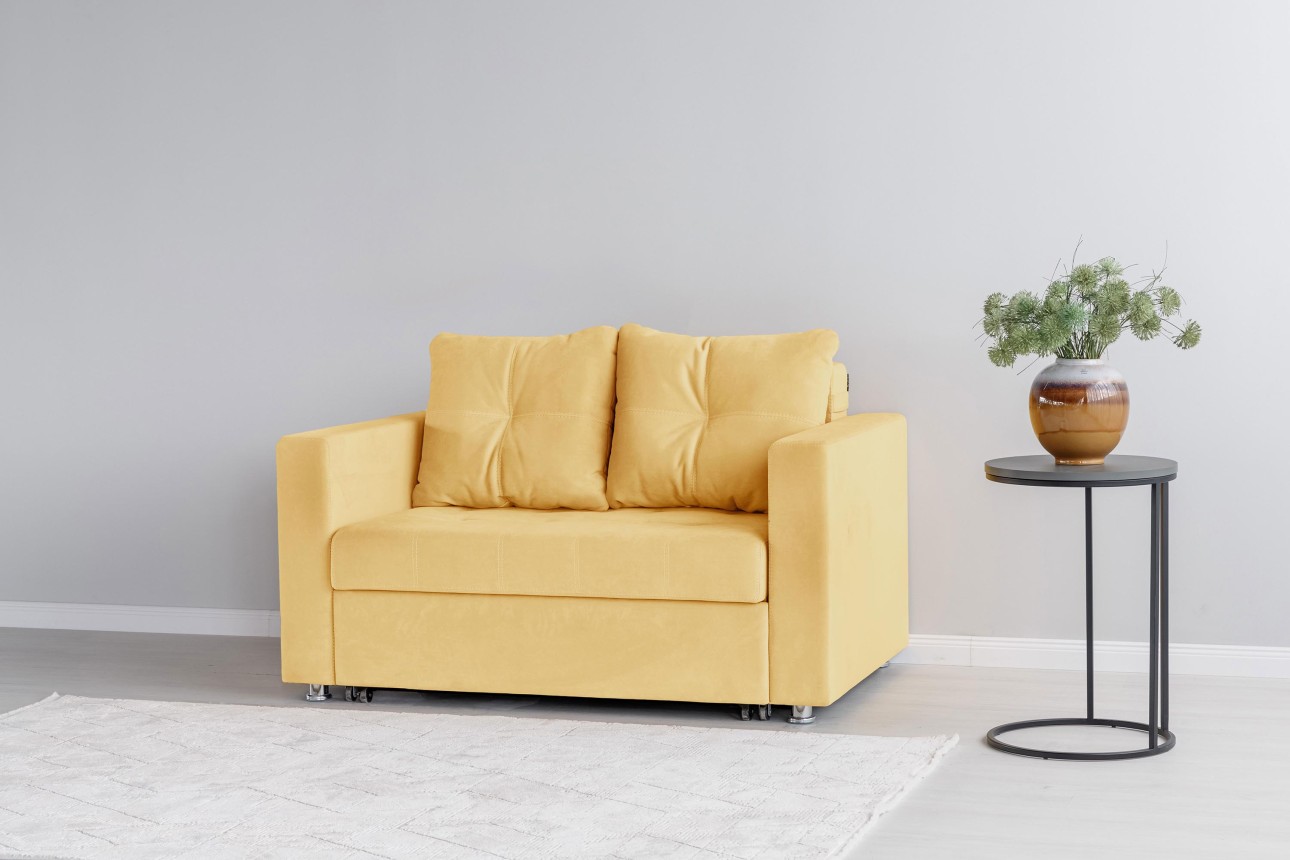 Canapea extensibilă BEORN 1200, 1540x940x850 mm, suprafața dormit 1200x2000 mm
