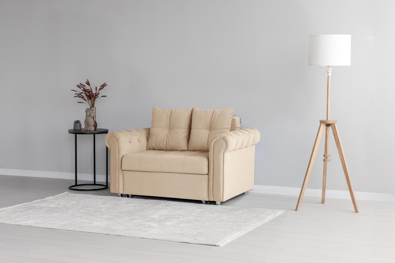 Canapea extensibilă MONRO 1000, 1450x970x850 mm, suprafața dormit 1000x2000 mm