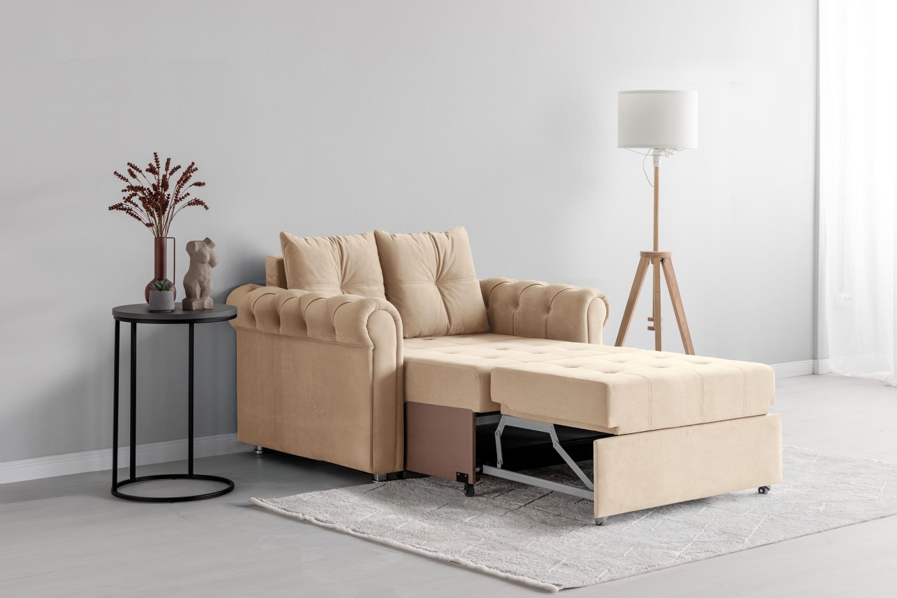 Canapea extensibilă MONRO 1000, 1450x970x850 mm, suprafața dormit 1000x2000 mm