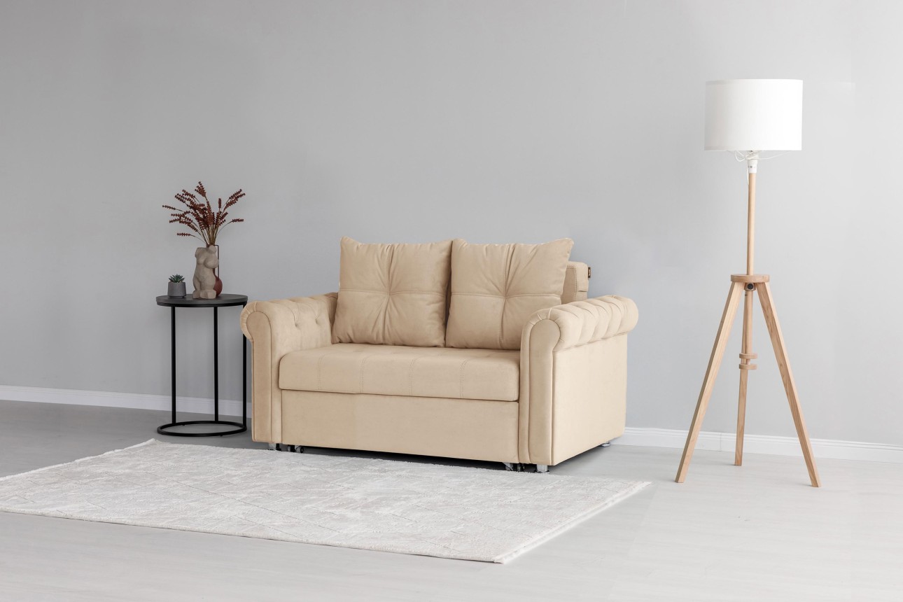 Canapea extensibilă MONRO 1200, 1650x970x850 mm, suprafața dormit 1200x2000 mm