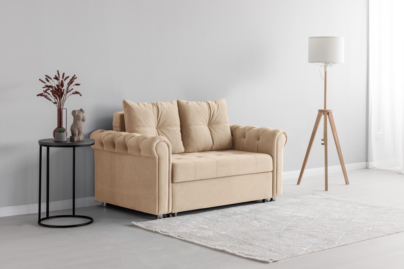 Canapea extensibilă MONRO 1200, 1650x970x850 mm, suprafața dormit 1200x2000 mm