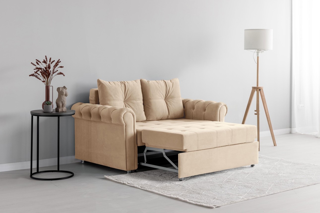 Canapea extensibilă MONRO 1200, 1650x970x850 mm, suprafața dormit 1200x2000 mm