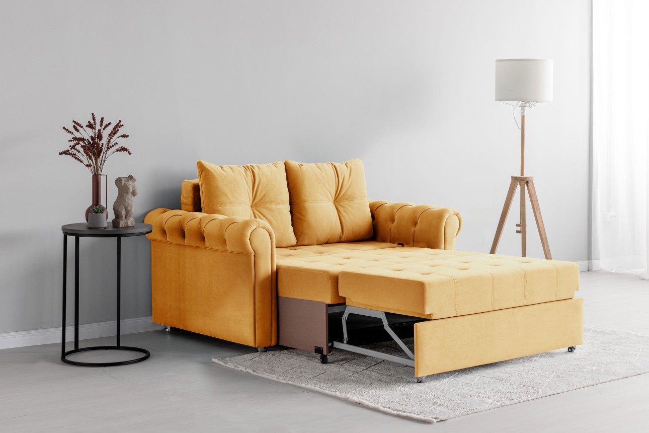 Canapea extensibilă MONRO 1200, 1650x970x850 mm, suprafața dormit 1200x2000 mm