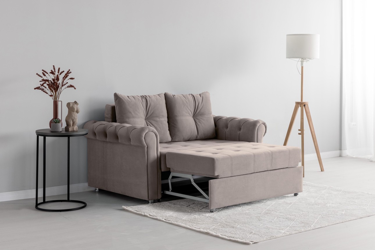 Canapea extensibilă MONRO 1200, 1650x970x850 mm, suprafața dormit 1200x2000 mm
