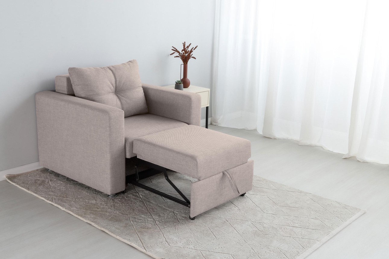 Fotoliu extensibil  BEORN 700, 1040x950x850 mm, suprafața dormit 700x2000 mm