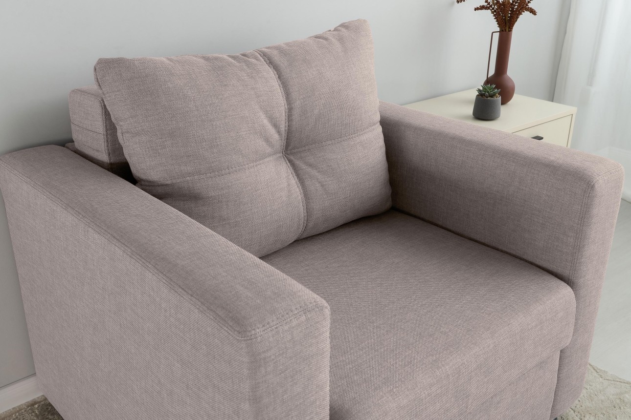 Fotoliu extensibil  BEORN 700, 1040x950x850 mm, suprafața dormit 700x2000 mm