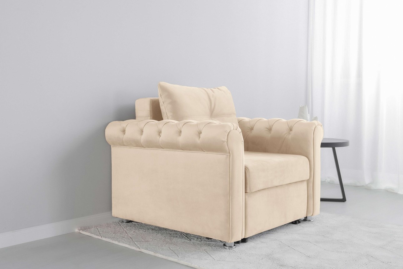 Fotoliu extensibil MONRO 700, 1150x970x850 mm, suprafața dormit 700x2000 mm