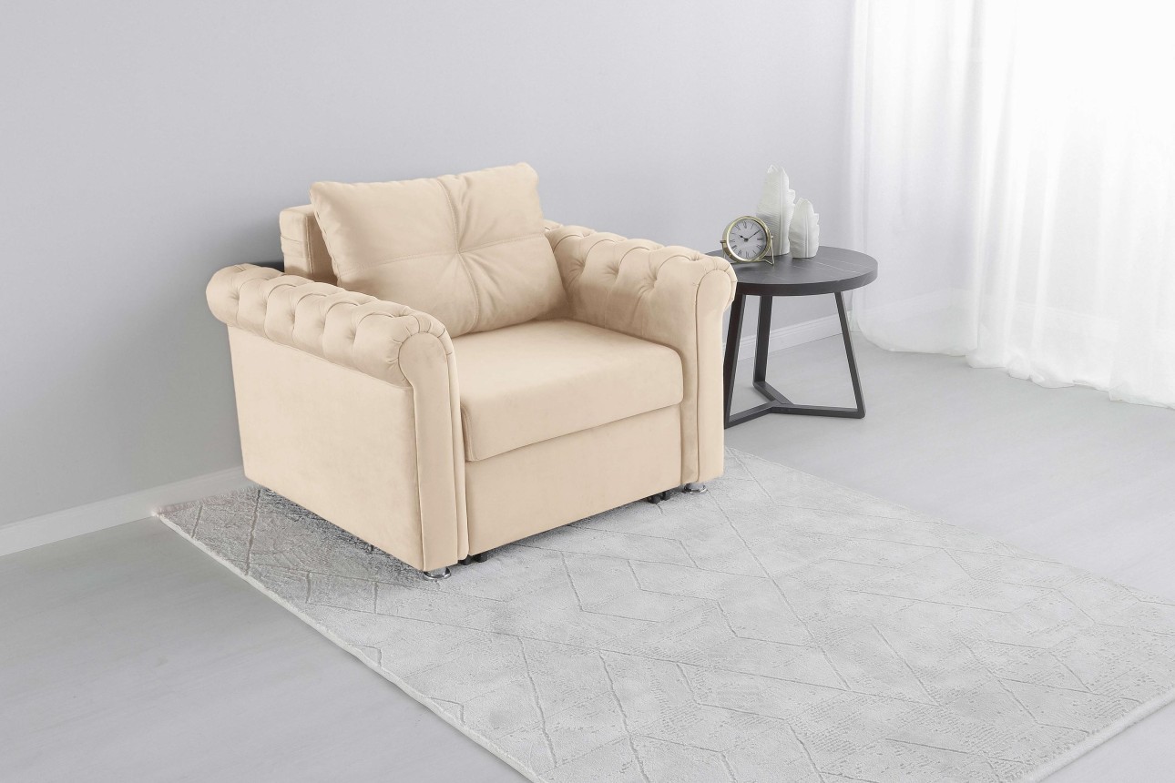 Fotoliu extensibil MONRO 700, 1150x970x850 mm, suprafața dormit 700x2000 mm