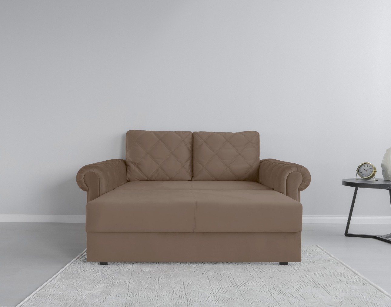 Диван LUXURY mini, с ящиком для хранения, 1850x1060x850, спальное место 1620x1300.