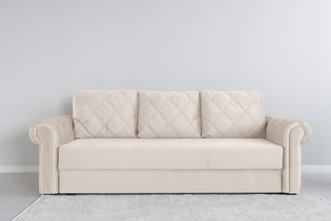Canapea extensibilă LUXURY, cu ladă de depozitare, 2450x1060x850, suprafața dormit 1960x1600