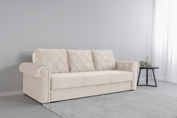 Раскладной Диван LUXURY, с ящиком для хранения, 2450x1060x850, спальное место 1960x1600.
