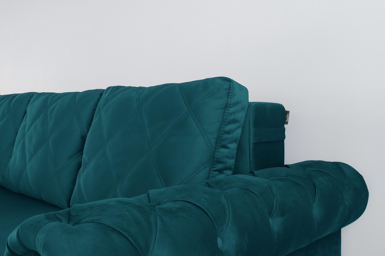 Раскладной Диван LUXURY, с ящиком для хранения, 2450x1060x850, спальное место 1960x1600.