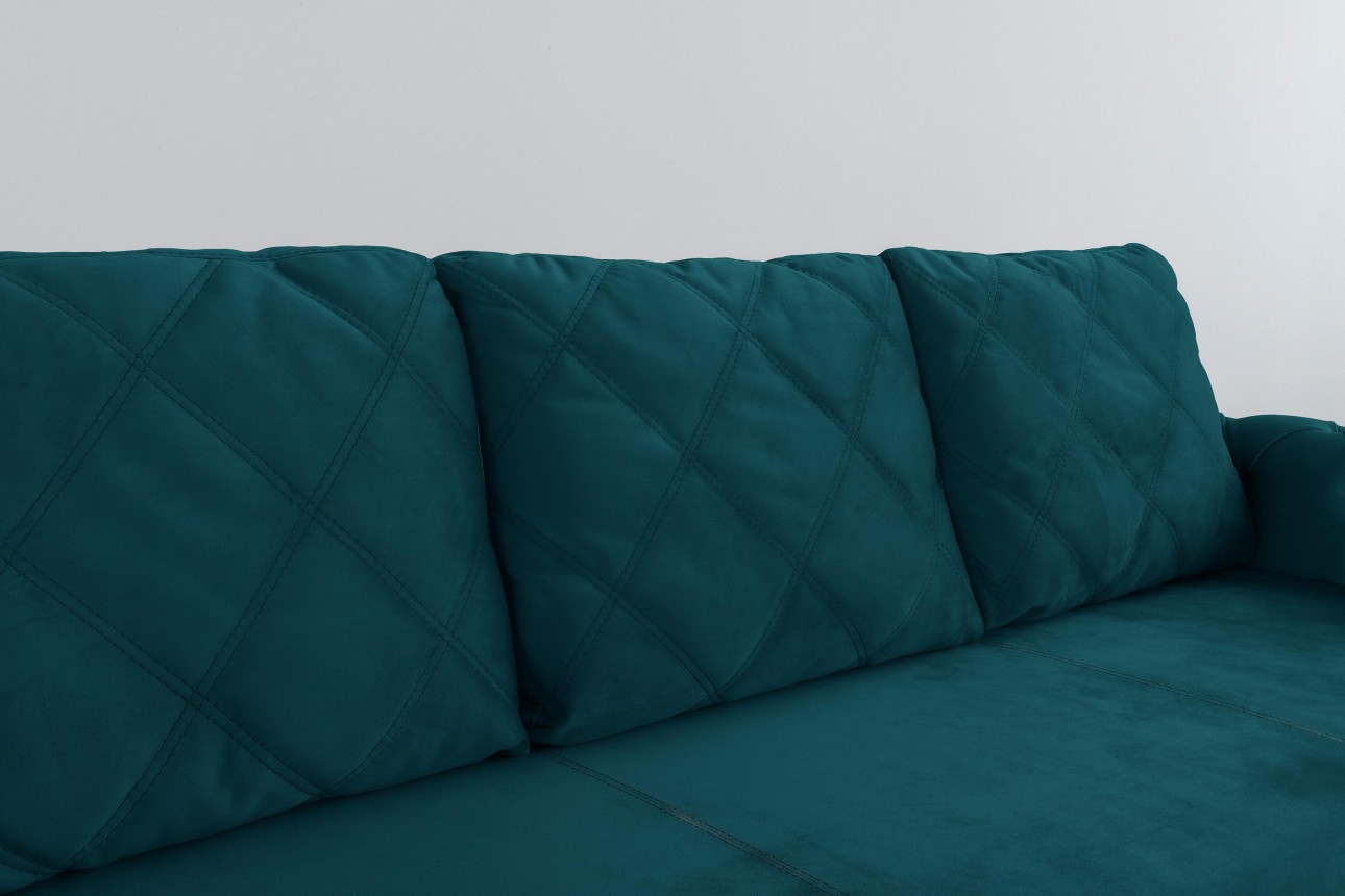 Раскладной Диван LUXURY, с ящиком для хранения, 2450x1060x850, спальное место 1960x1600.