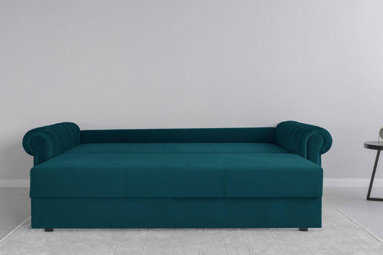 Раскладной Диван LUXURY, с ящиком для хранения, 2450x1060x850, спальное место 1960x1600.