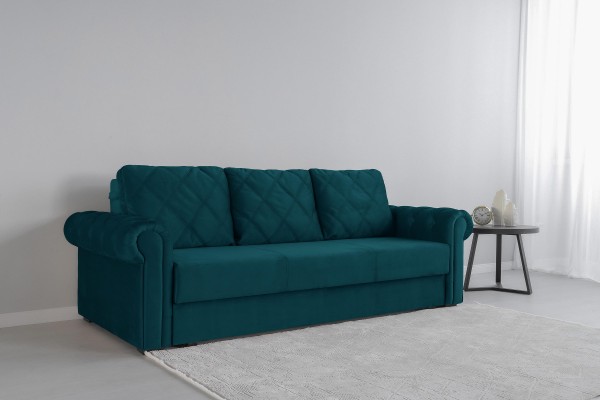Canapea extensibilă LUXURY, cu ladă de depozitare, 2450x1060x850, suprafața dormit 1960x1600