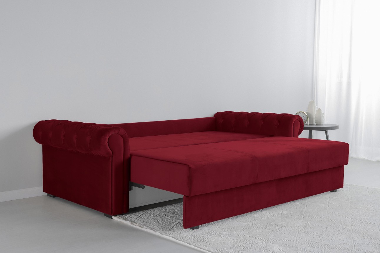 Раскладной Диван LUXURY, с ящиком для хранения, 2450x1060x850, спальное место 1960x1600.