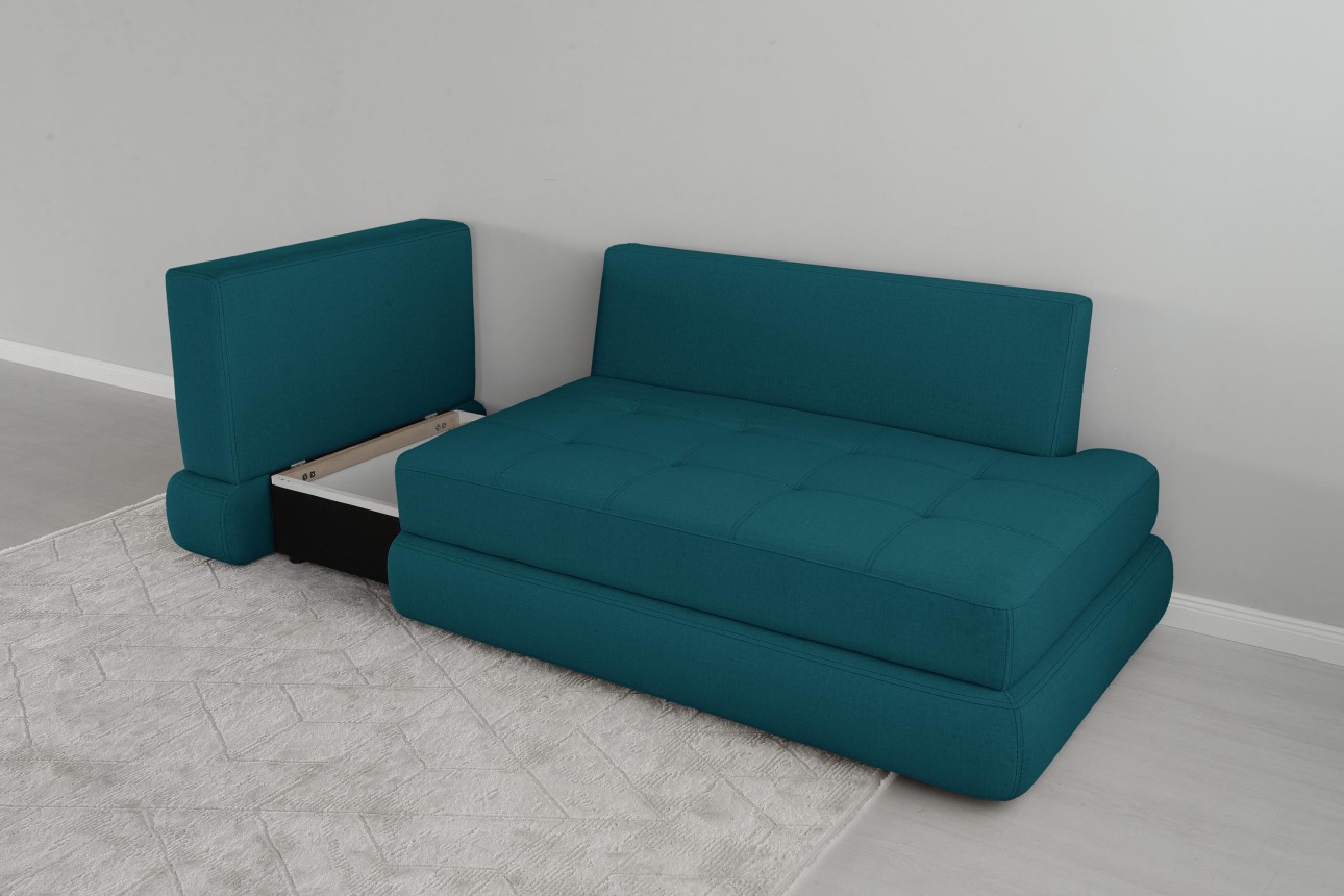 Canapea extensibilă YOUNG (stânga), 1720x1000x750 mm, spațiu de dormit 2200x730.