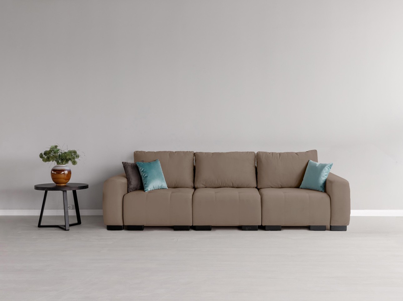 Canapea modulară KING 3 (700), cu lada depozitare, 2650x1170x720 mm, spațiu de dormit 2100x1600 mm.