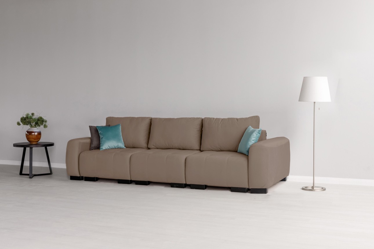 Canapea modulară KING 3 (700), cu lada depozitare, 2650x1170x720 mm, spațiu de dormit 2100x1600 mm.