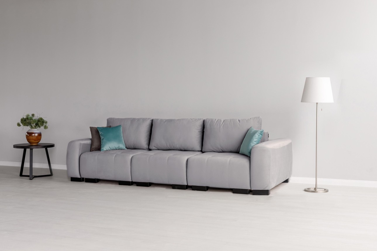 Canapea modulară KING 3 (700), cu lada depozitare, 2650x1170x720 mm, spațiu de dormit 2100x1600 mm.