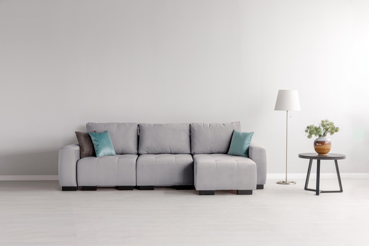 Canapea modulară KING 3 (700), cu lada depozitare, 2650x1170x720 mm, spațiu de dormit 2100x1600 mm.