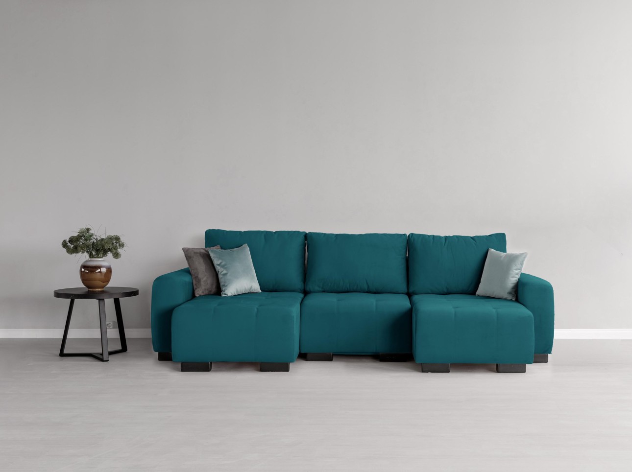 Canapea modulară KING 3 (700), cu lada depozitare, 2650x1170x720 mm, spațiu de dormit 2100x1600 mm.