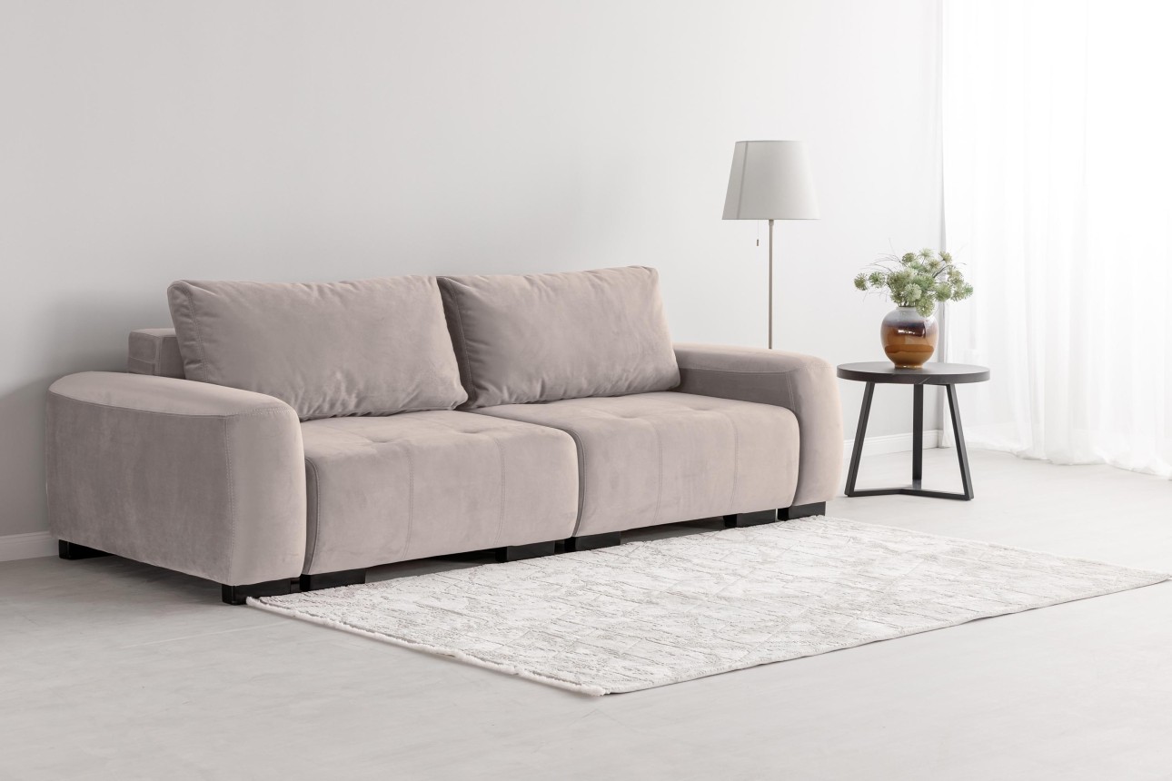 Canapea modulară KING 2, cu lada depozitare, 2600x1210x720 mm, spațiu de dormit 2000х1600 mm.