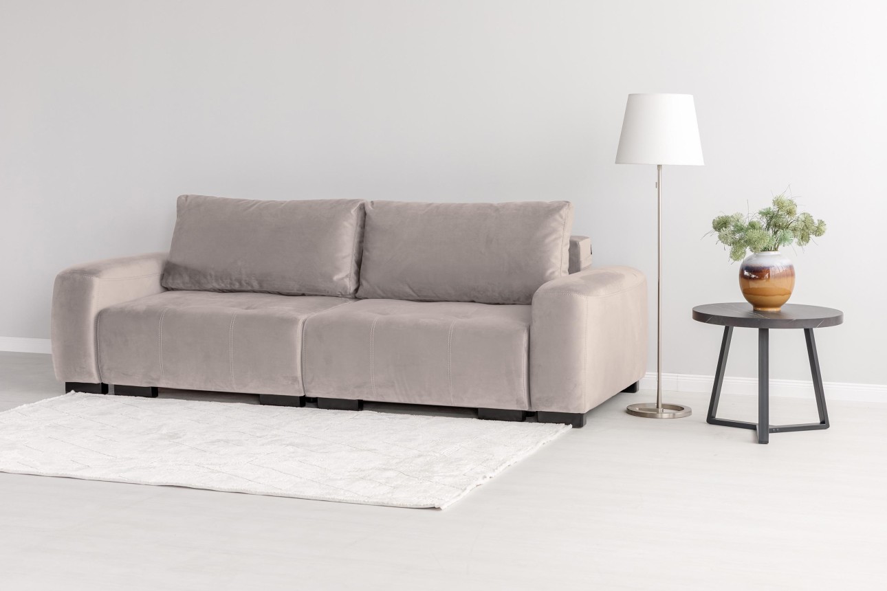 Canapea modulară KING 2, cu lada depozitare, 2600x1210x720 mm, spațiu de dormit 2000х1600 mm.