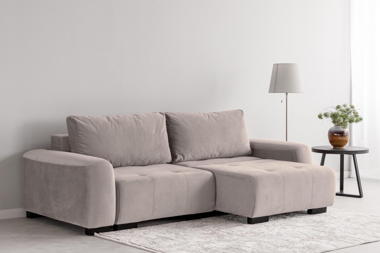 Canapea modulară KING 2, cu lada depozitare, 2600x1210x720 mm, spațiu de dormit 2000х1600 mm.
