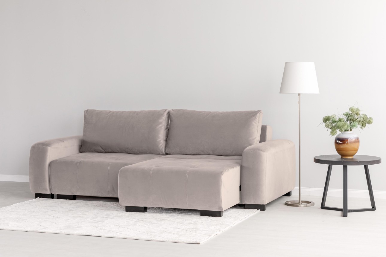 Canapea modulară KING 2, cu lada depozitare, 2600x1210x720 mm, spațiu de dormit 2000х1600 mm.