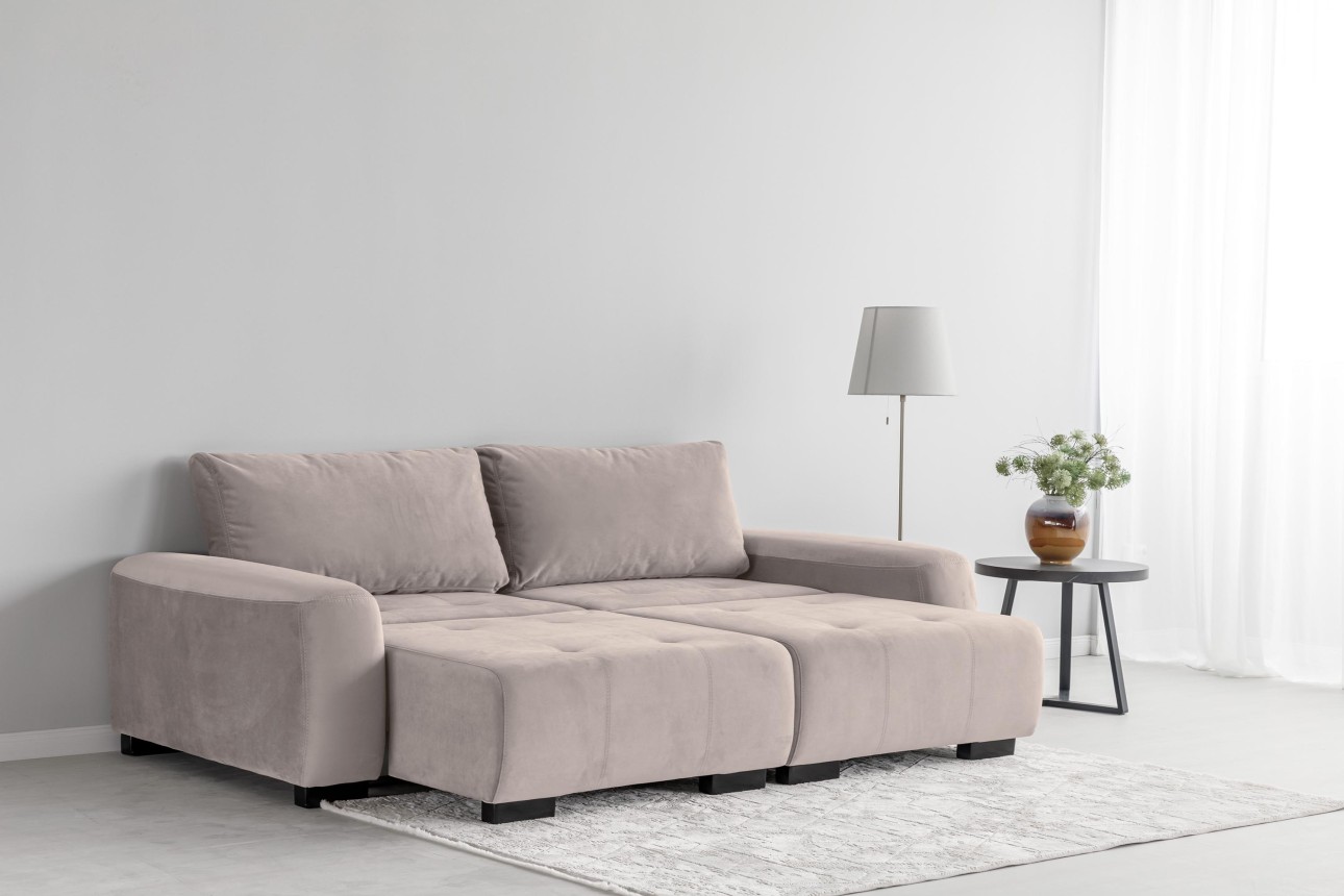 Canapea modulară KING 2, cu lada depozitare, 2600x1210x720 mm, spațiu de dormit 2000х1600 mm.