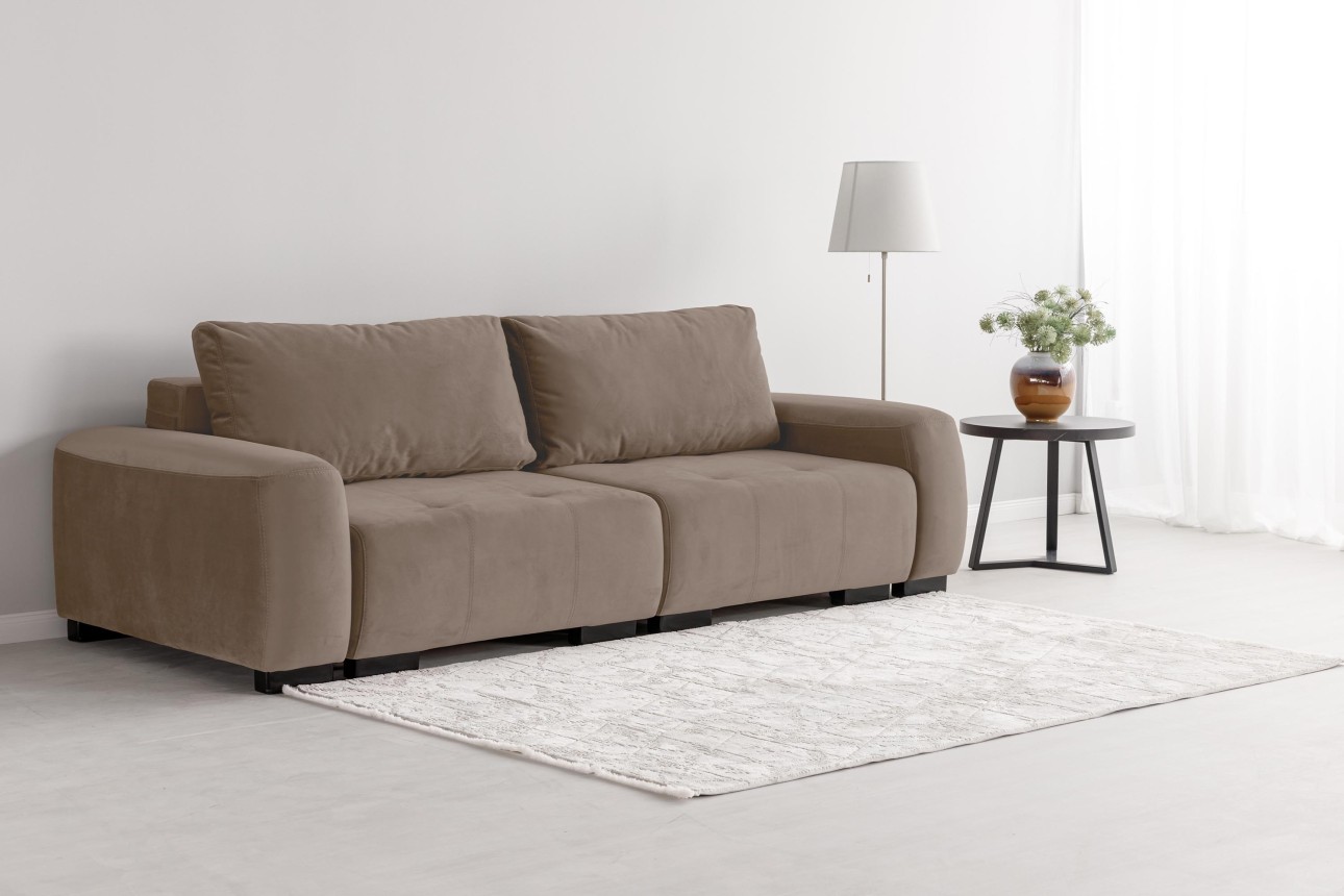 Canapea modulară KING 2, cu lada depozitare, 2600x1210x720 mm, spațiu de dormit 2000х1600 mm.
