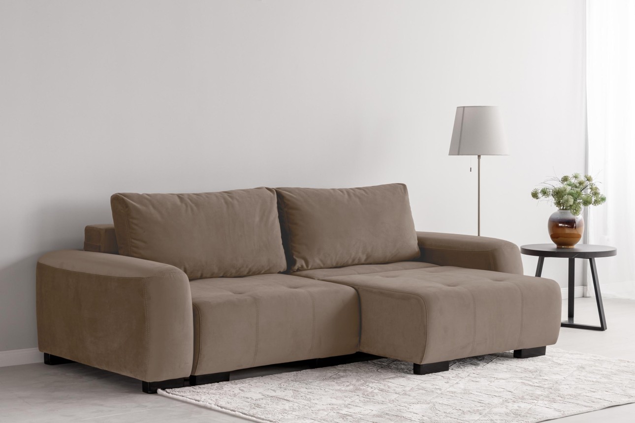Canapea modulară KING 2, cu lada depozitare, 2600x1210x720 mm, spațiu de dormit 2000х1600 mm.
