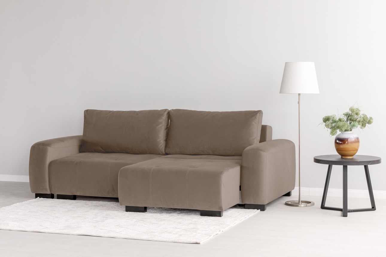 Canapea modulară KING 2, cu lada depozitare, 2600x1210x720 mm, spațiu de dormit 2000х1600 mm.