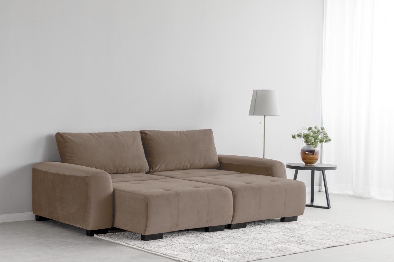 Canapea modulară KING 2, cu lada depozitare, 2600x1210x720 mm, spațiu de dormit 2000х1600 mm.