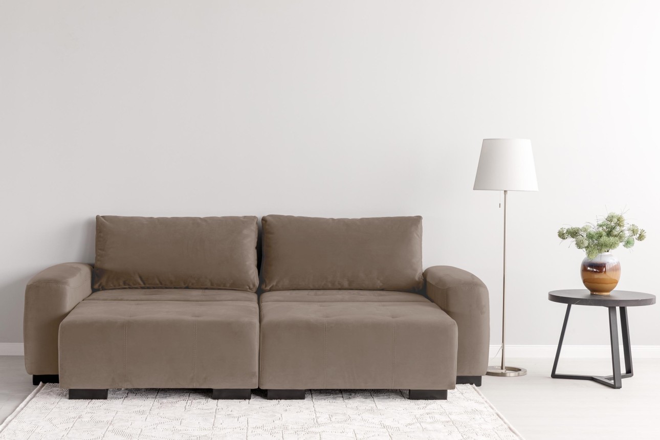 Canapea modulară KING 2, cu lada depozitare, 2600x1210x720 mm, spațiu de dormit 2000х1600 mm.