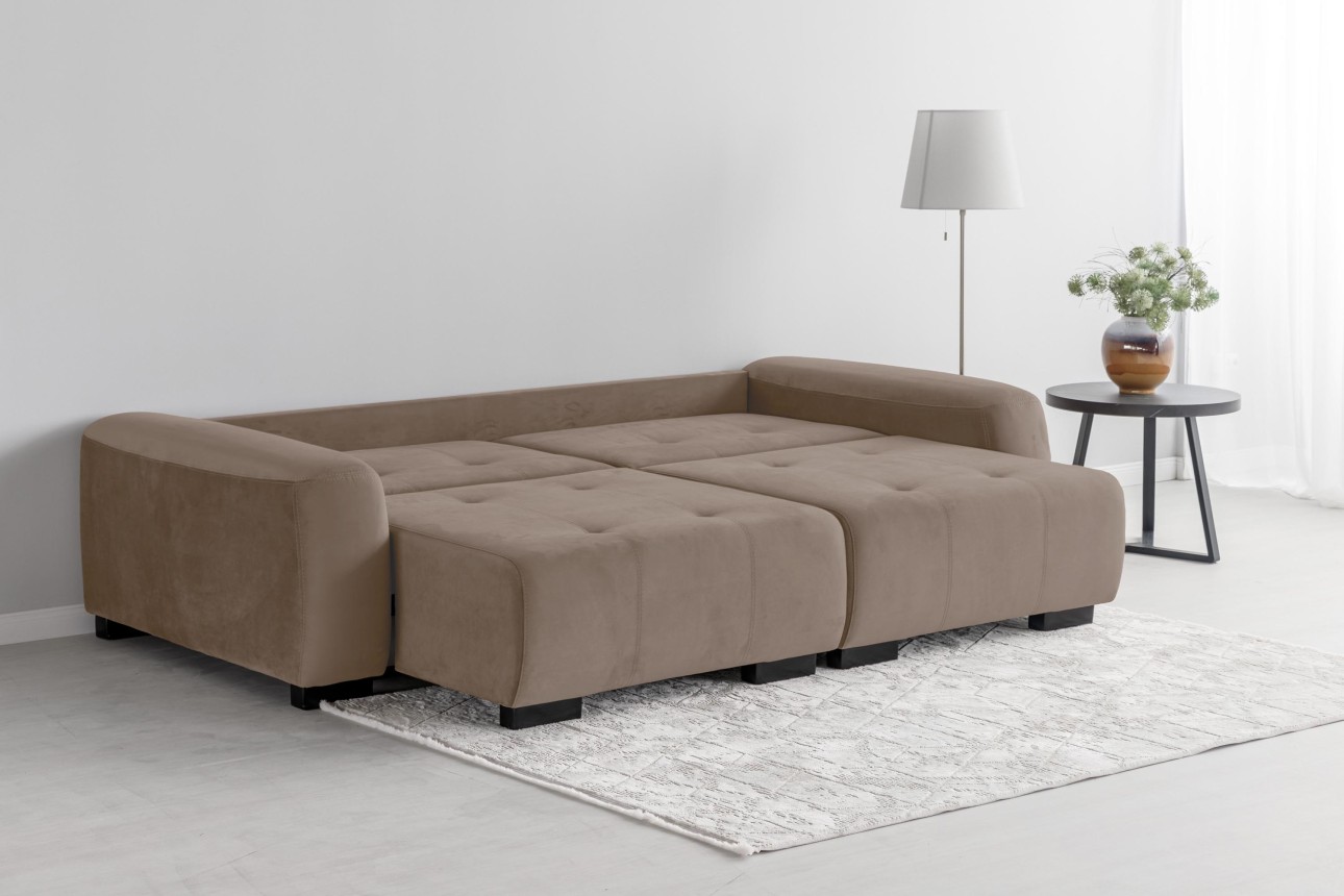 Canapea modulară KING 2, cu lada depozitare, 2600x1210x720 mm, spațiu de dormit 2000х1600 mm.