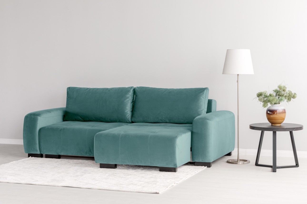 Canapea modulară KING 2, cu lada depozitare, 2600x1210x720 mm, spațiu de dormit 2000х1600 mm.