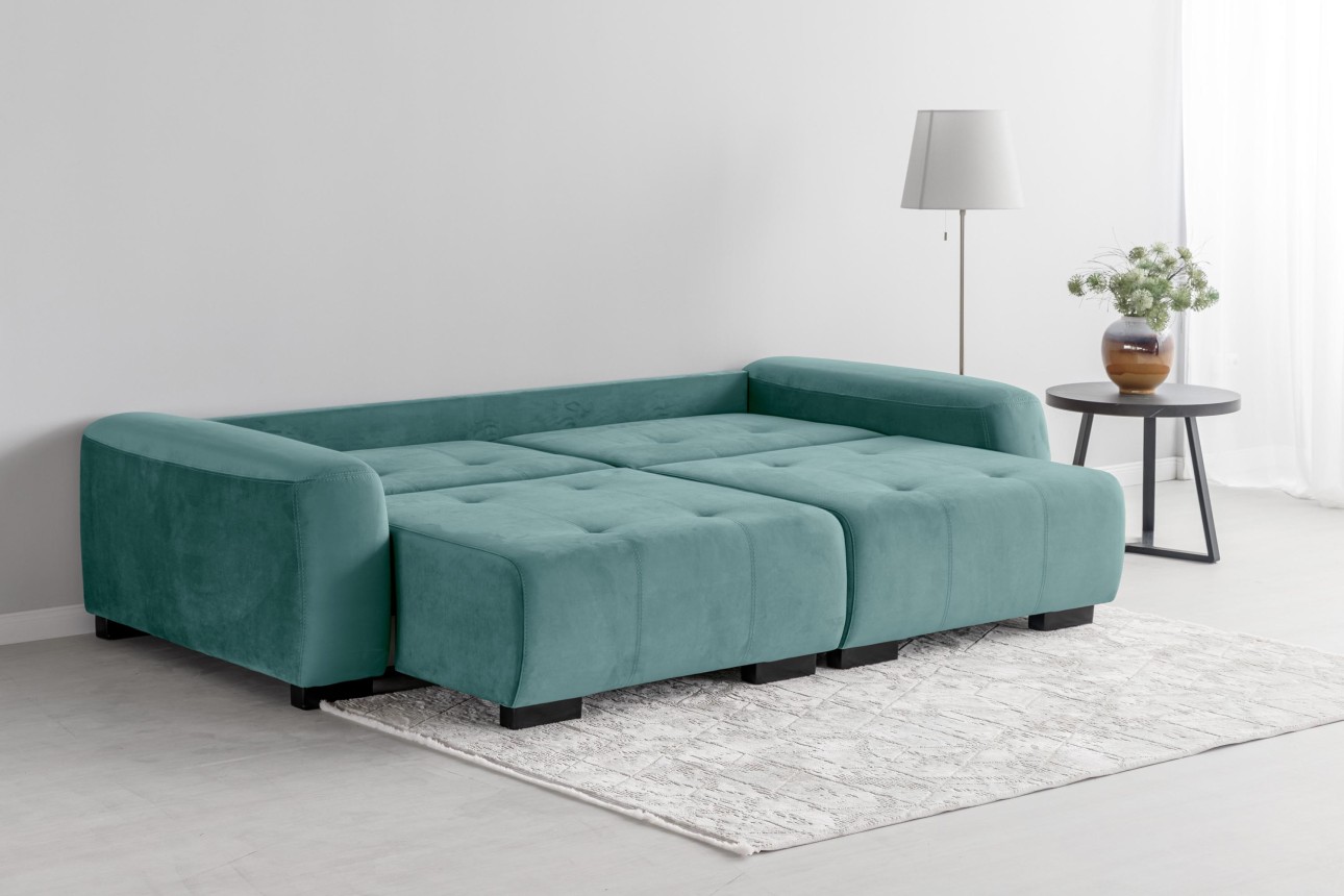Canapea modulară KING 2, cu lada depozitare, 2600x1210x720 mm, spațiu de dormit 2000х1600 mm.