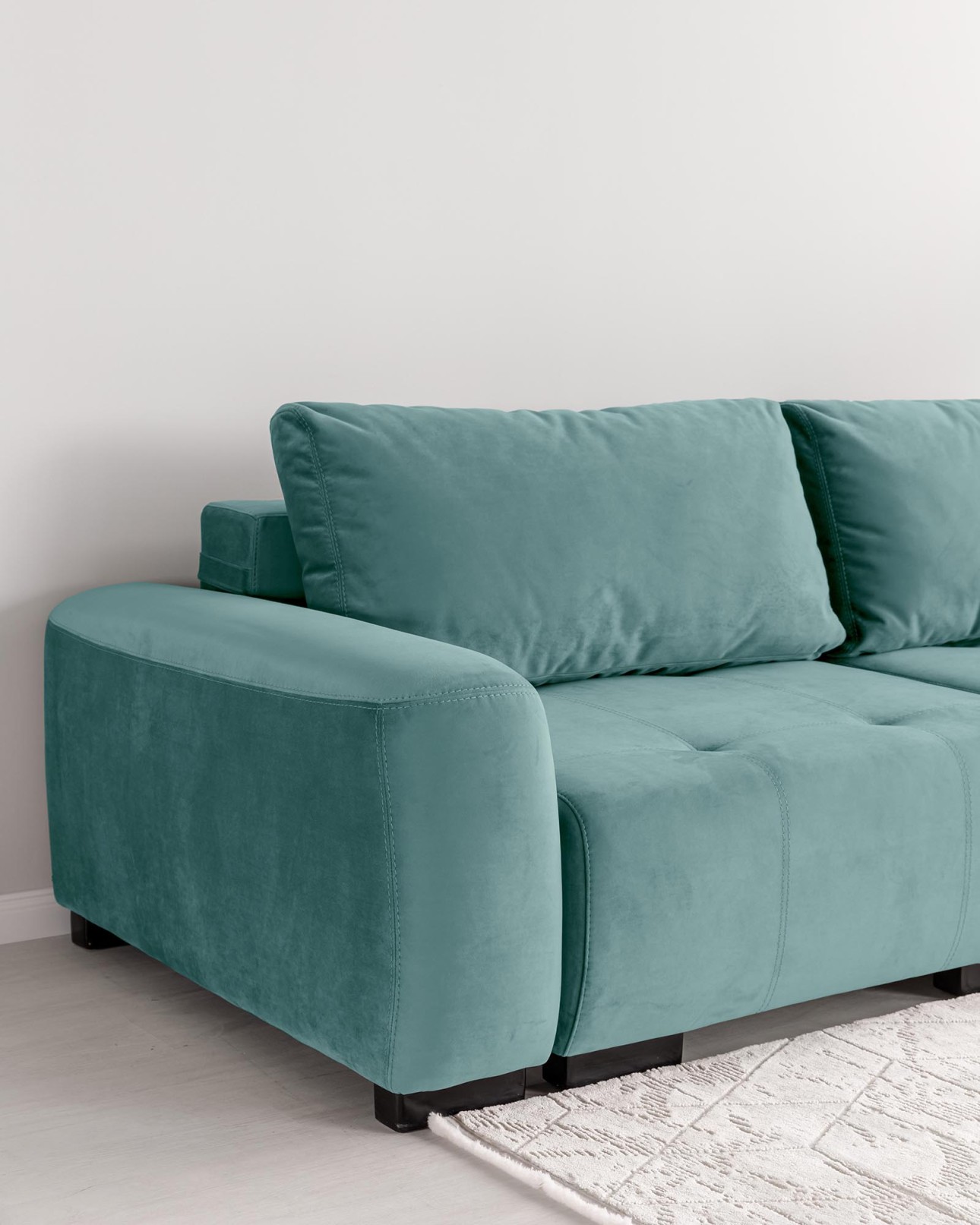 Canapea modulară KING 2, cu lada depozitare, 2600x1210x720 mm, spațiu de dormit 2000х1600 mm.