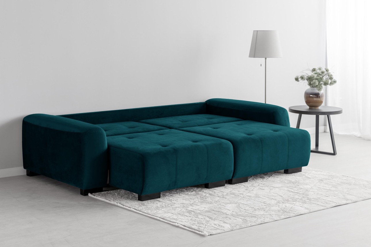 Canapea modulară KING 2, cu lada depozitare, 2600x1210x720 mm, spațiu de dormit 2000х1600 mm.