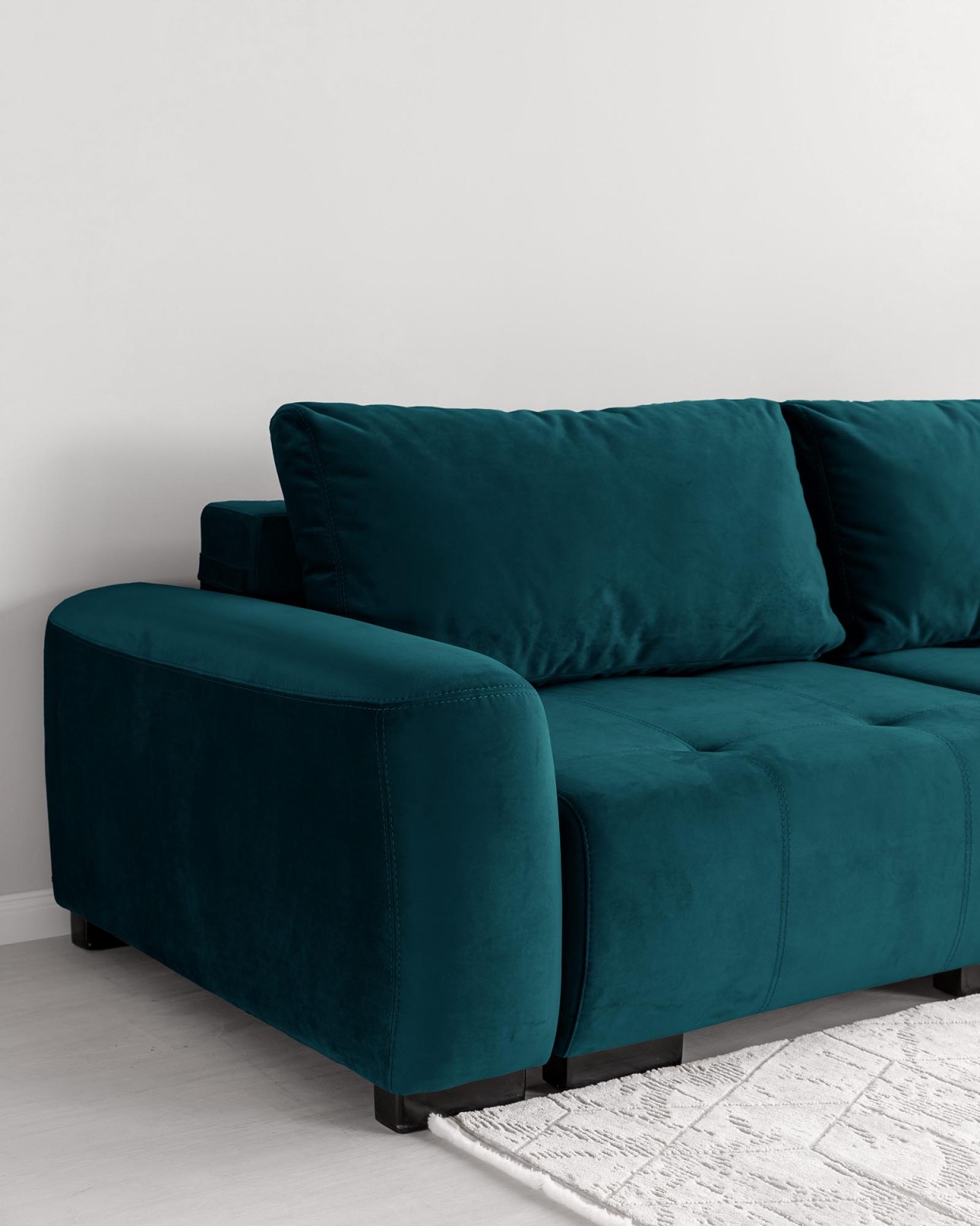Canapea modulară KING 2, cu lada depozitare, 2600x1210x720 mm, spațiu de dormit 2000х1600 mm.