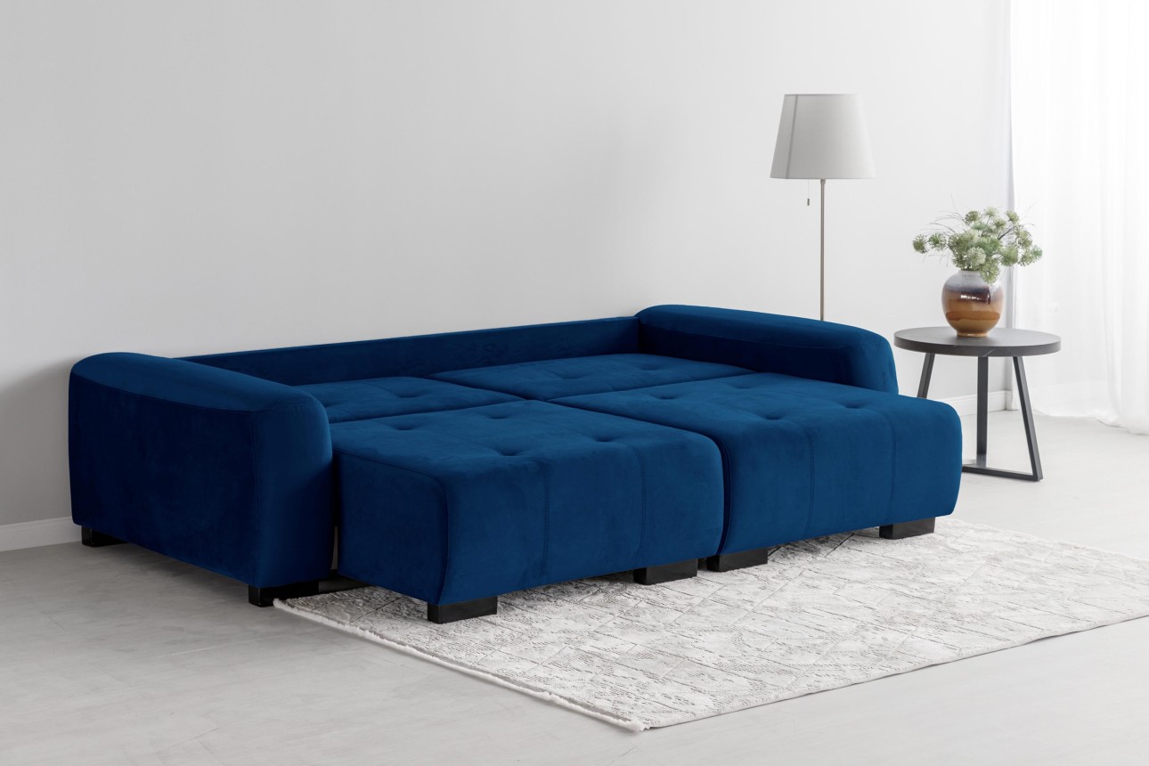 Canapea modulară KING 2, cu lada depozitare, 2600x1210x720 mm, spațiu de dormit 2000х1600 mm.
