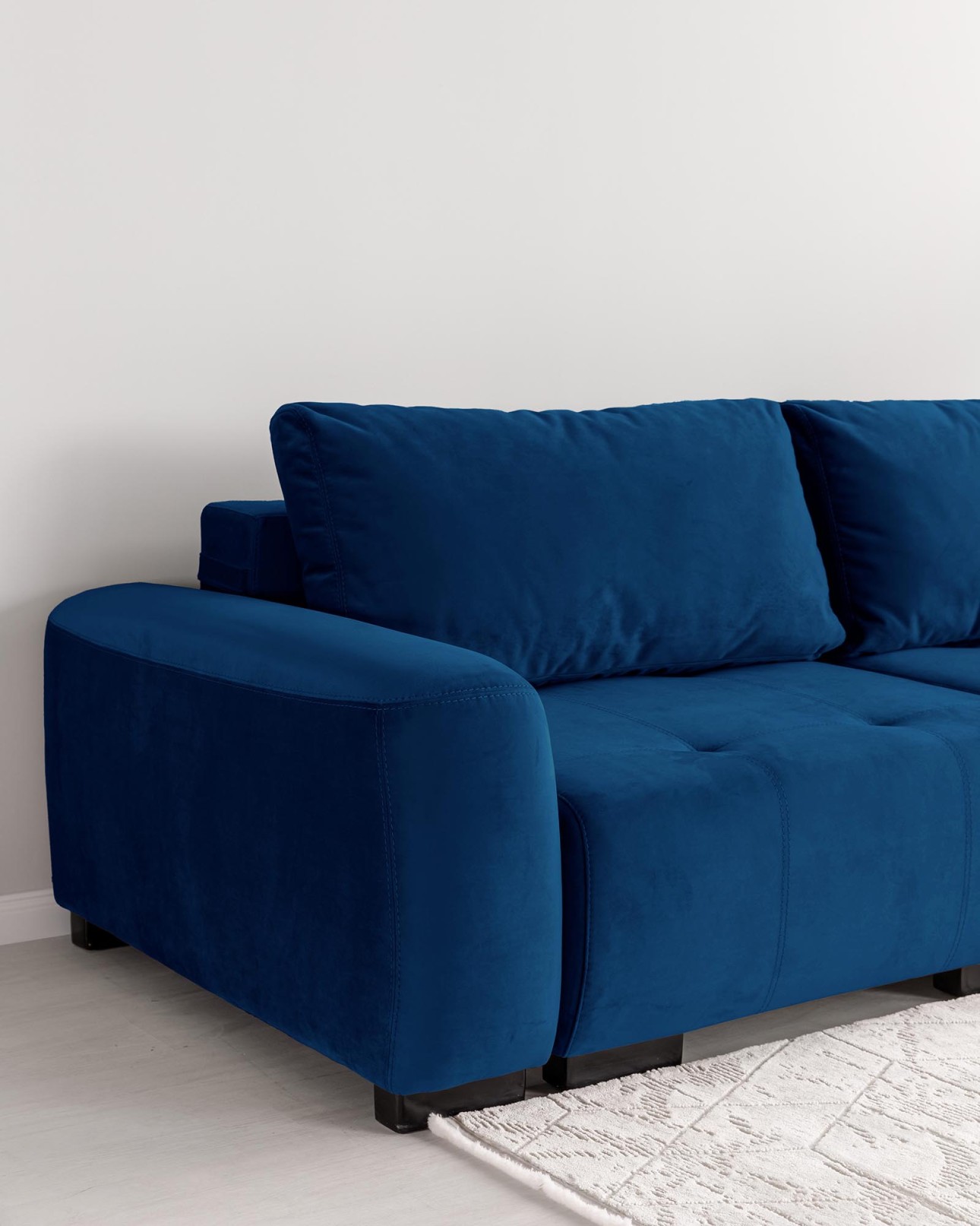 Canapea modulară KING 2, cu lada depozitare, 2600x1210x720 mm, spațiu de dormit 2000х1600 mm.
