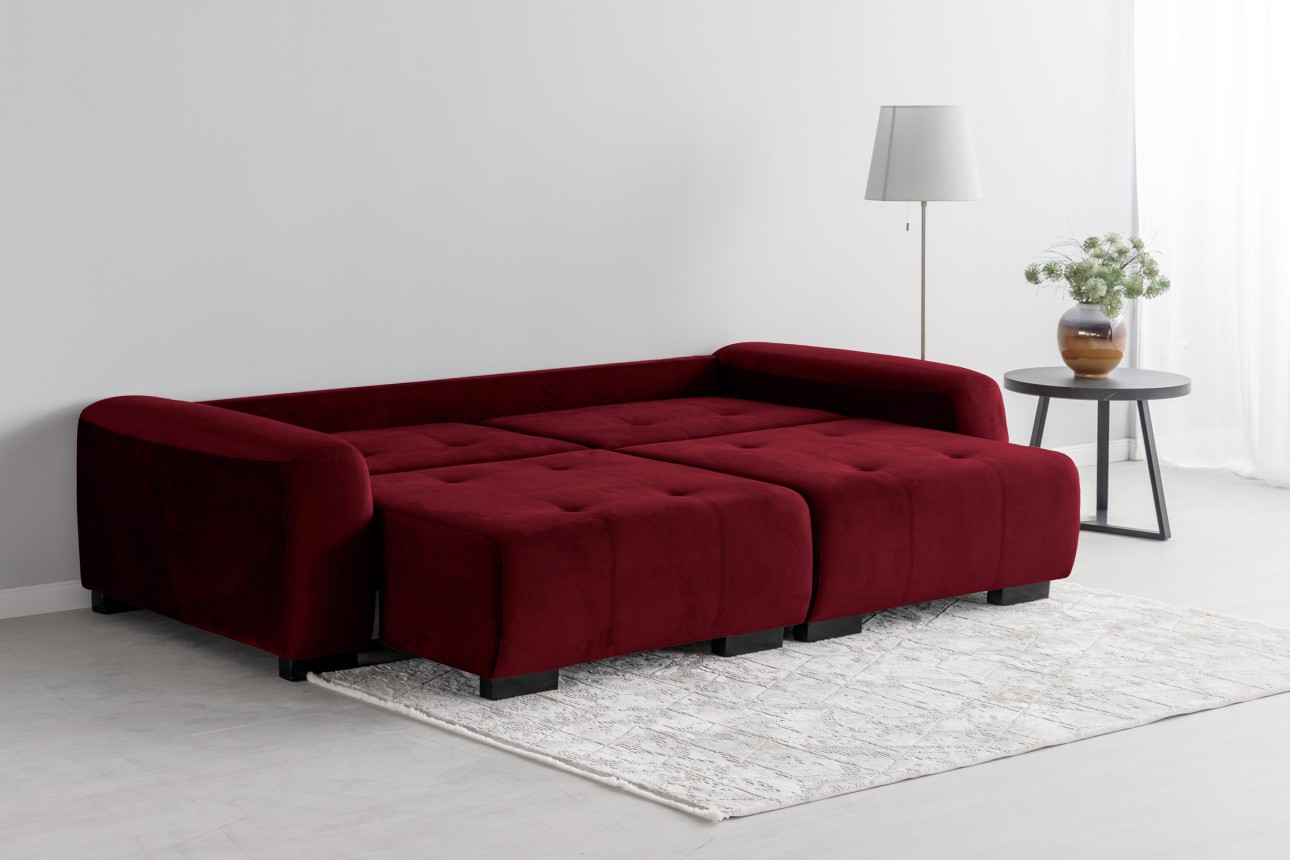 Canapea modulară KING 2, cu lada depozitare, 2600x1210x720 mm, spațiu de dormit 2000х1600 mm.