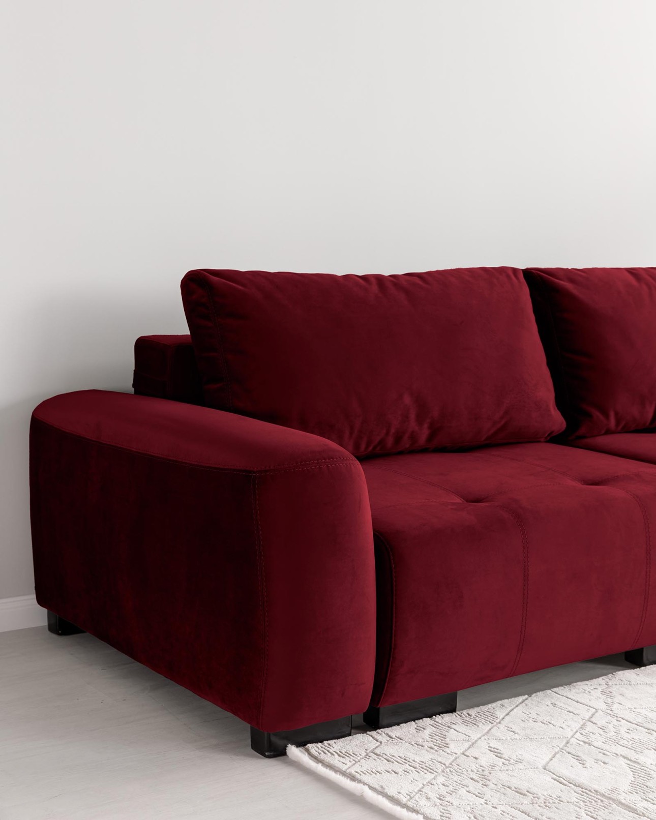 Canapea modulară KING 2, cu lada depozitare, 2600x1210x720 mm, spațiu de dormit 2000х1600 mm.